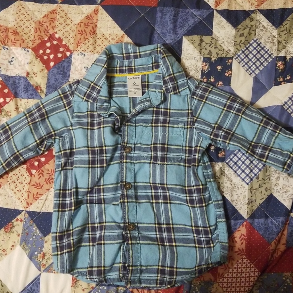 Carters long sleeve button shirt